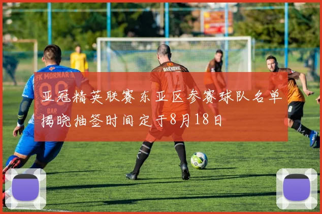 亚冠精英联赛东亚区参赛球队名单揭晓抽签时间定于8月18日